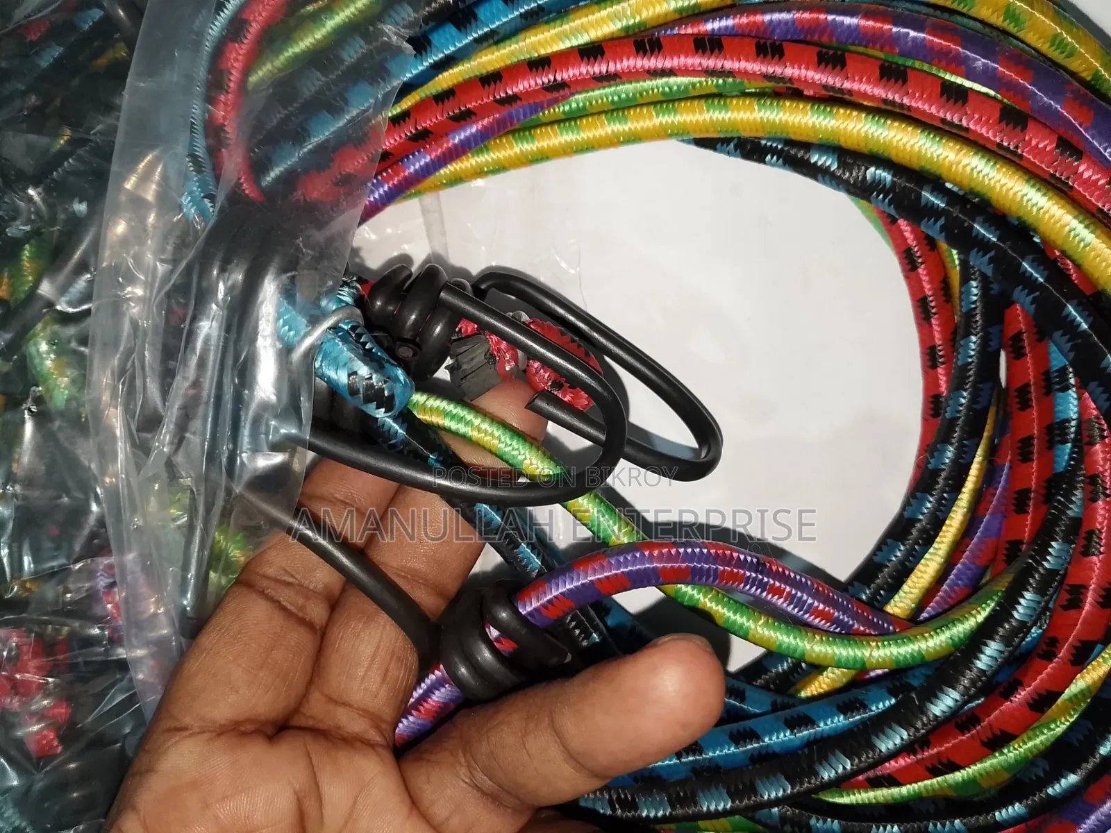 Heavy Duty Multipurpose Bungee Cords Set With Hooks (05 Pcs)
