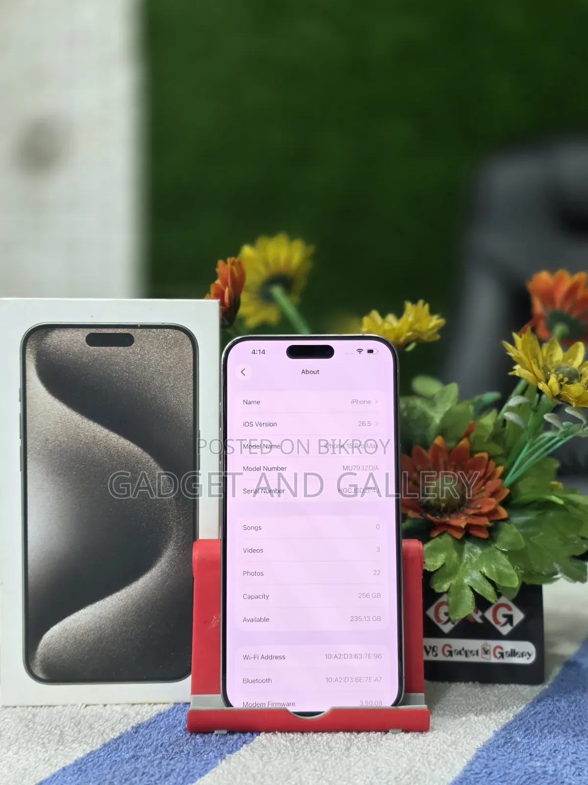 Apple iPhone 15 Pro Max 256 GB Gray