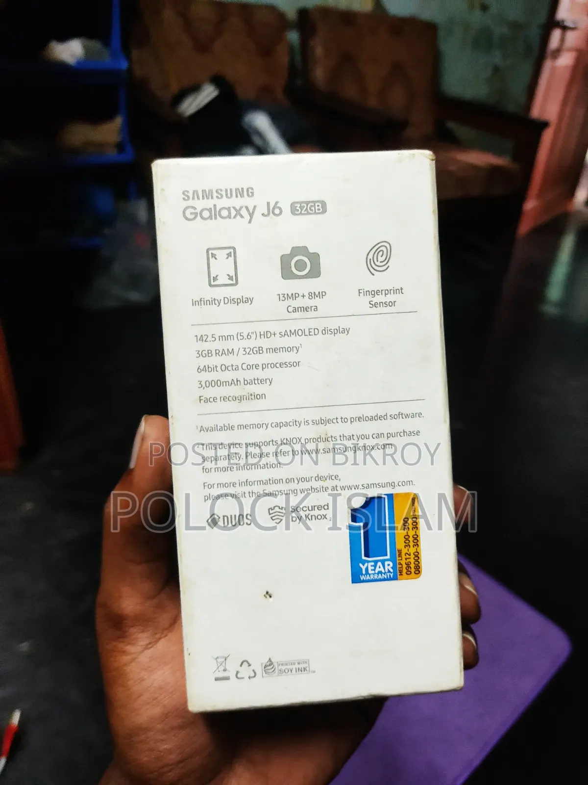 Samsung Galaxy J6 32 GB Blue