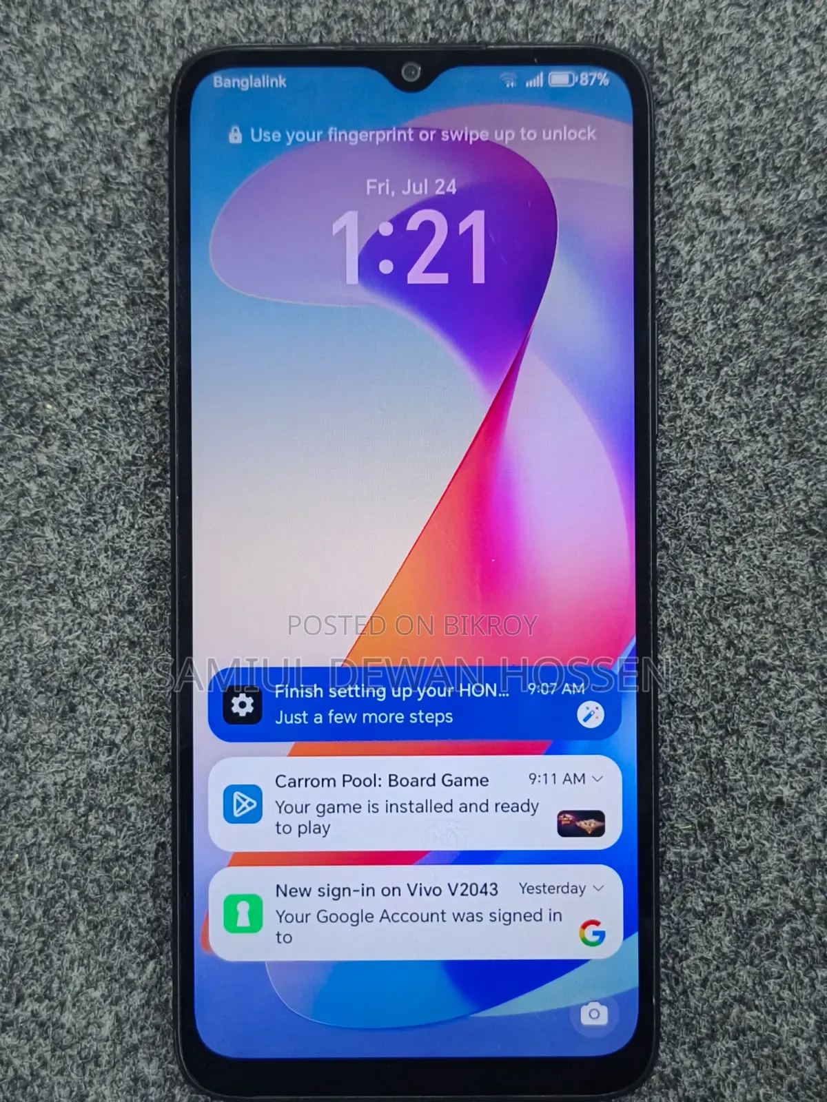 Honor X6a 128 GB Black