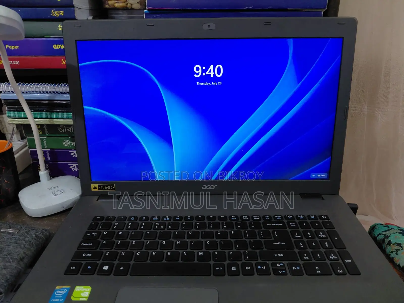 Laptop Acer Aspire E5-772G 8GB Intel Core i7 HDD+SSD 500GB