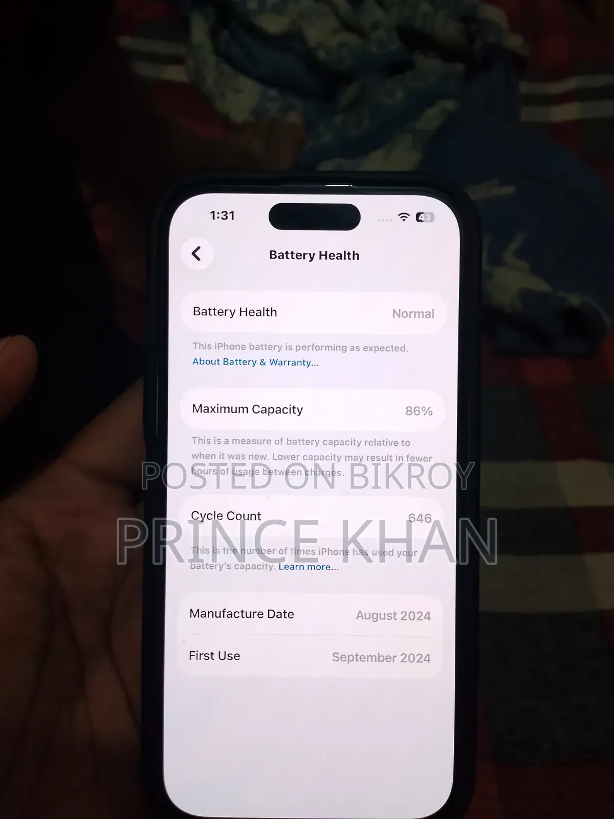 Apple iPhone 15 128 GB Green