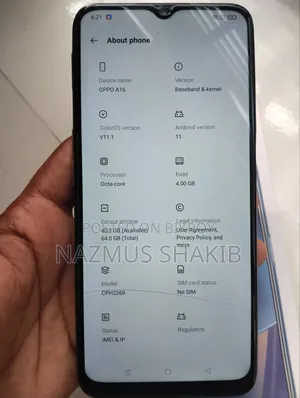 Oppo A16 64 GB Purple