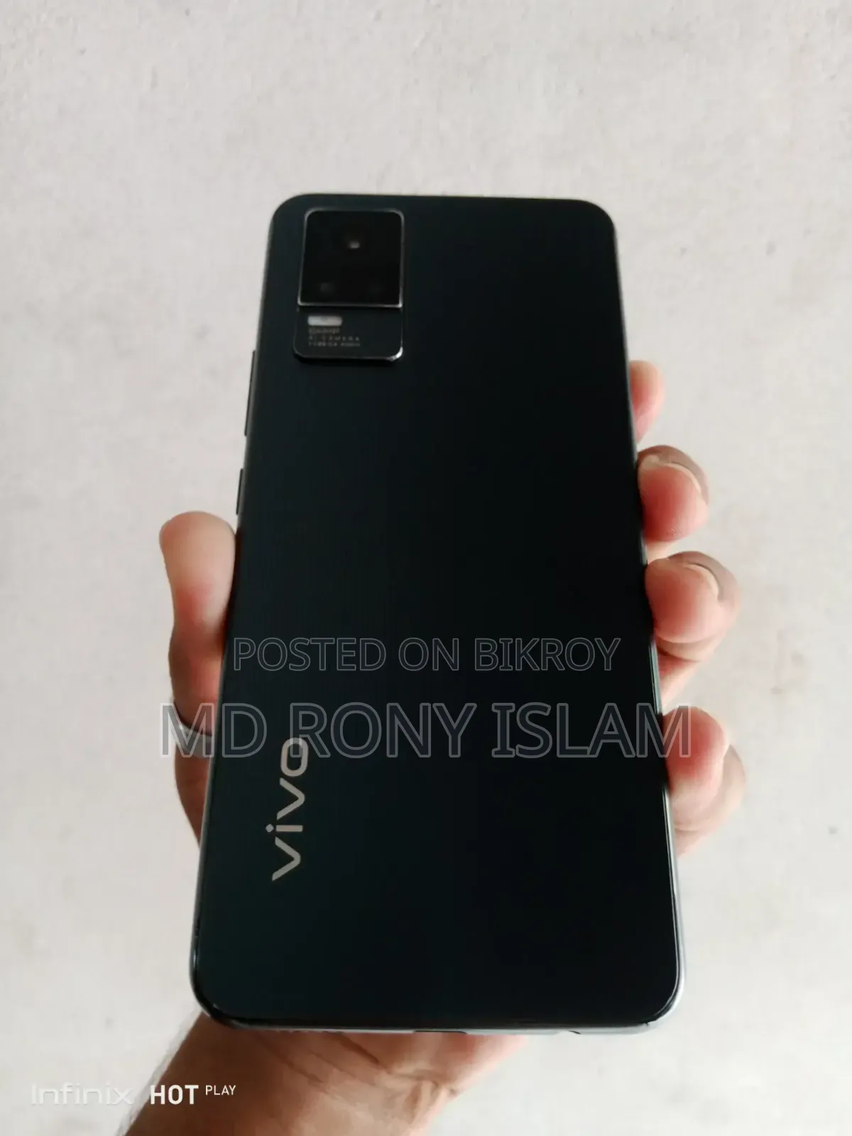 Vivo V21e 128 GB Black
