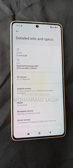 Xiaomi Redmi Note 13 256 GB Gold
