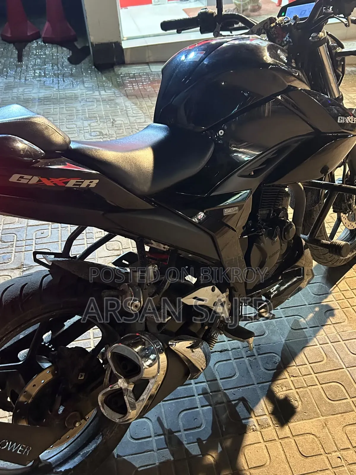 Suzuki Gixxer 2024 Black