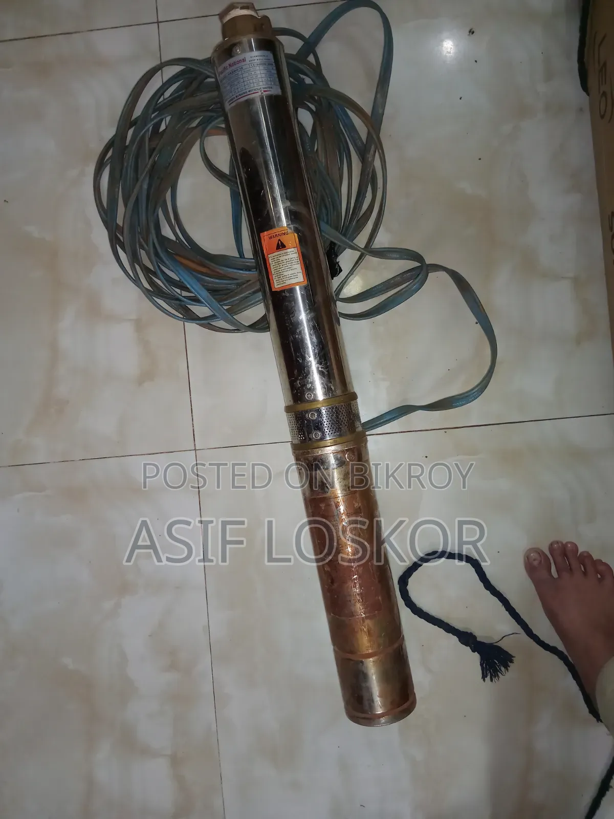 Water Pump Submersible Motor 1 Horsepower