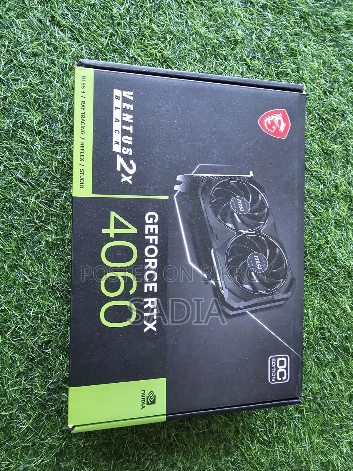 Msi Geforce RTX 4060 Ventus 2x Black Oc 8gb Gddr6 (Box Included)(used)