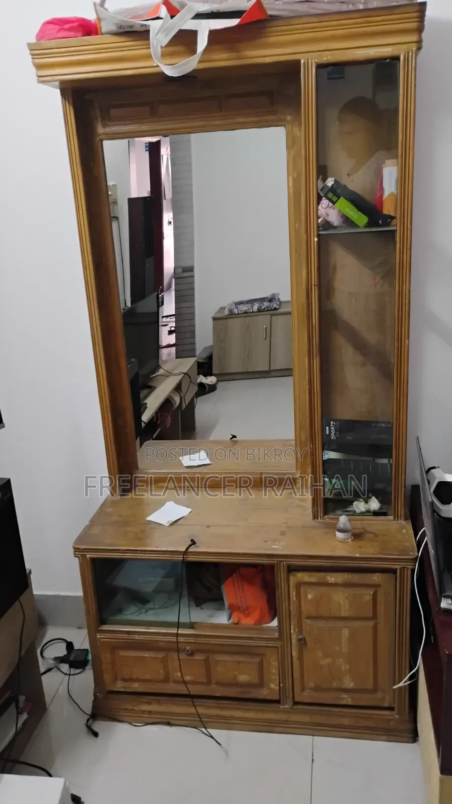 সেগুন কাঠের ড্রেসিং টেবিল বিক্রি