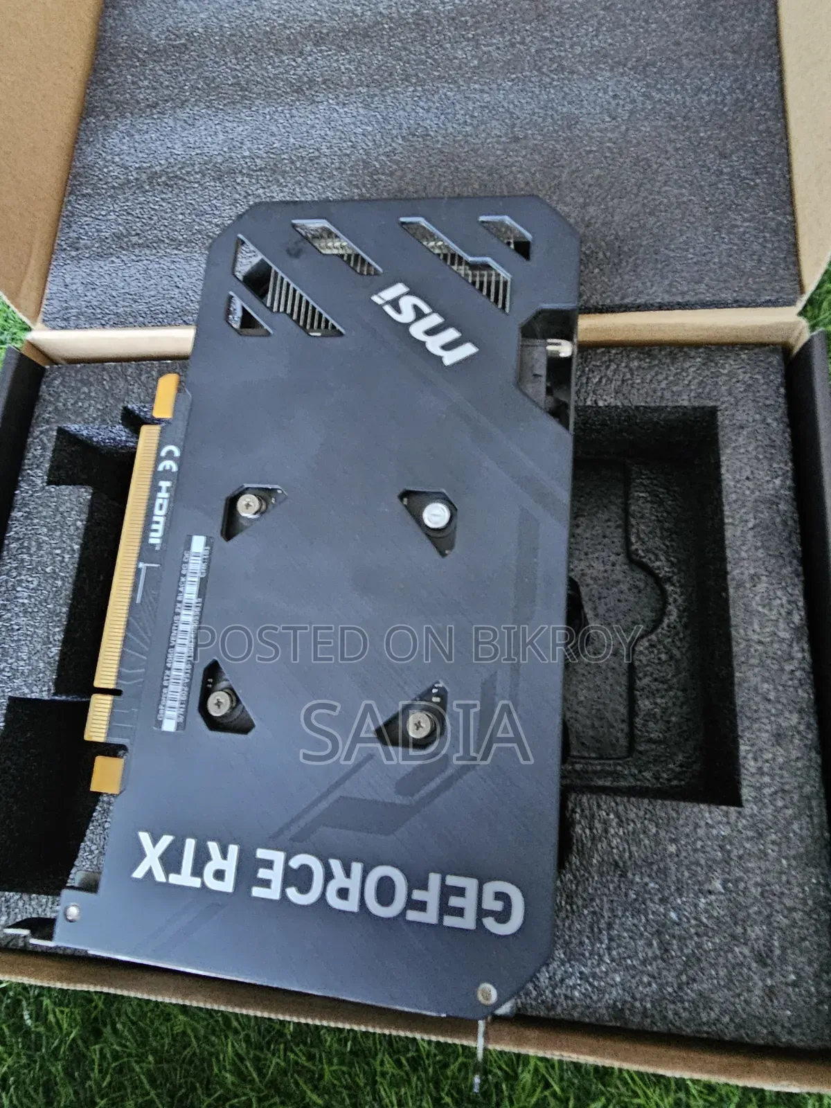 Msi Geforce RTX 4060 Ventus 2x Black Oc 8gb Gddr6 (Box Included)(used)