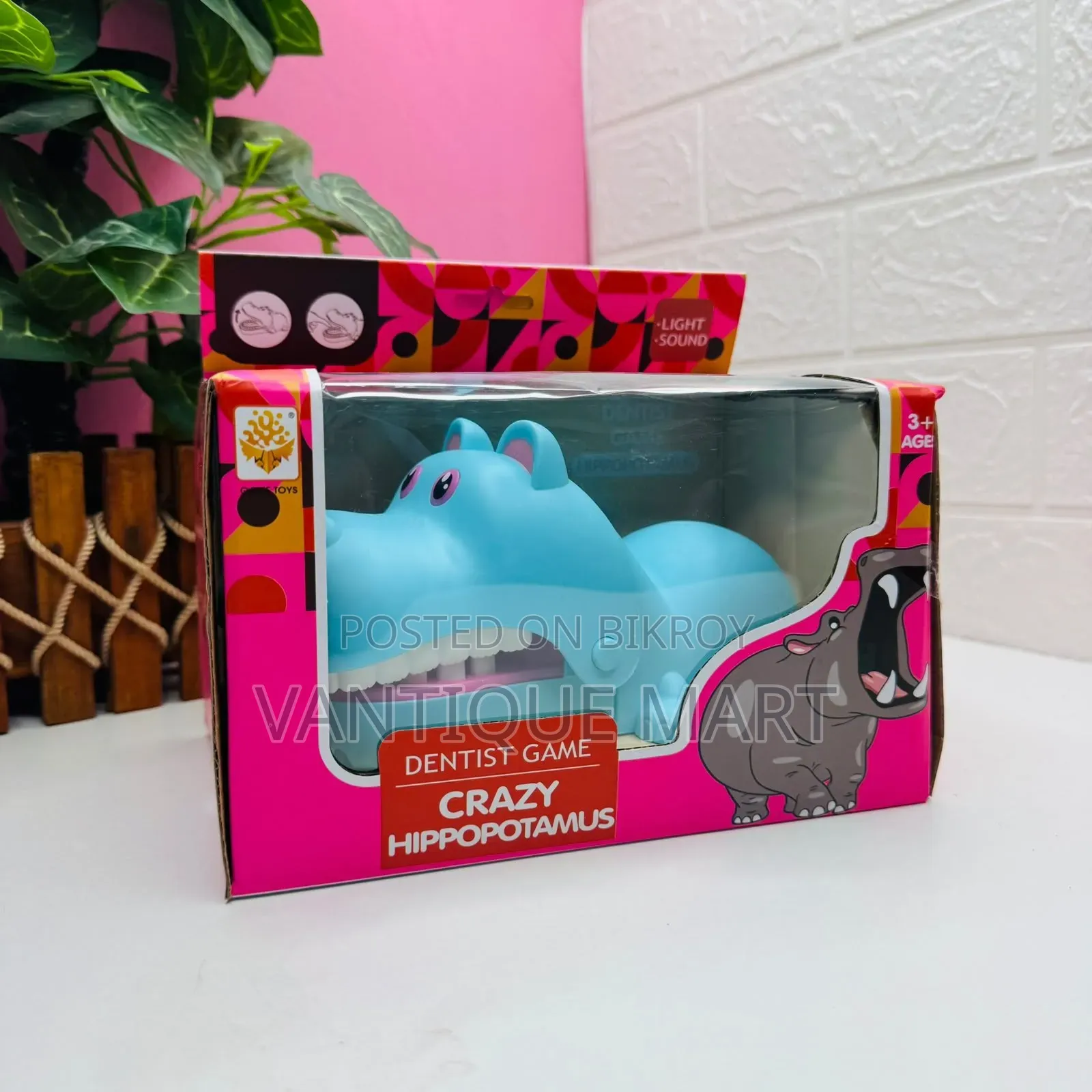 Crazy Hippopotamus Dentist Game