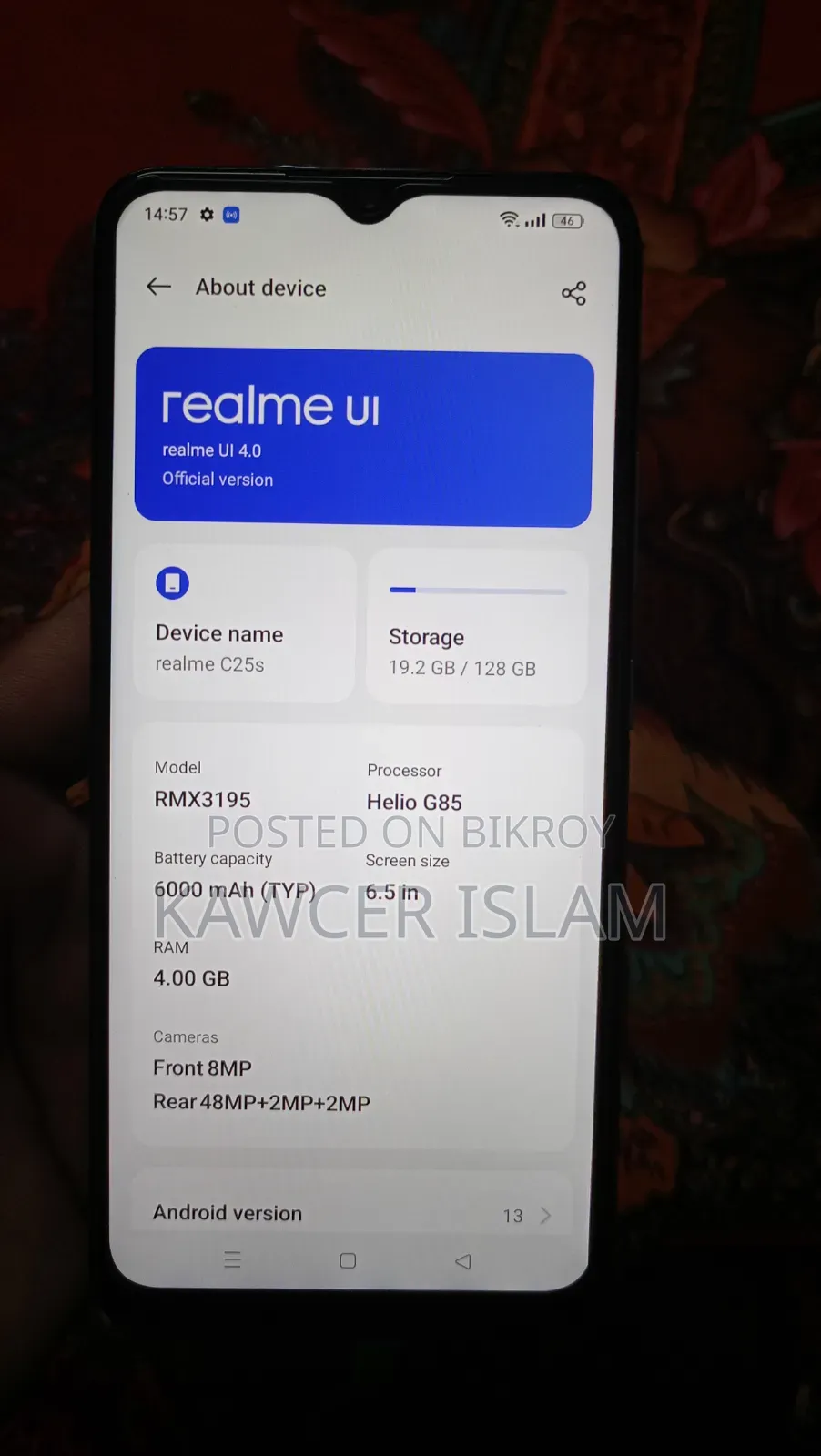 Realme C25s 128 GB Blue
