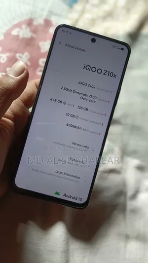 New iQOO Z10x 128 GB Silver