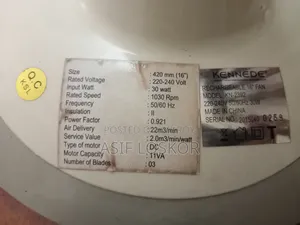 Rechargeable Table Fan From Kennde