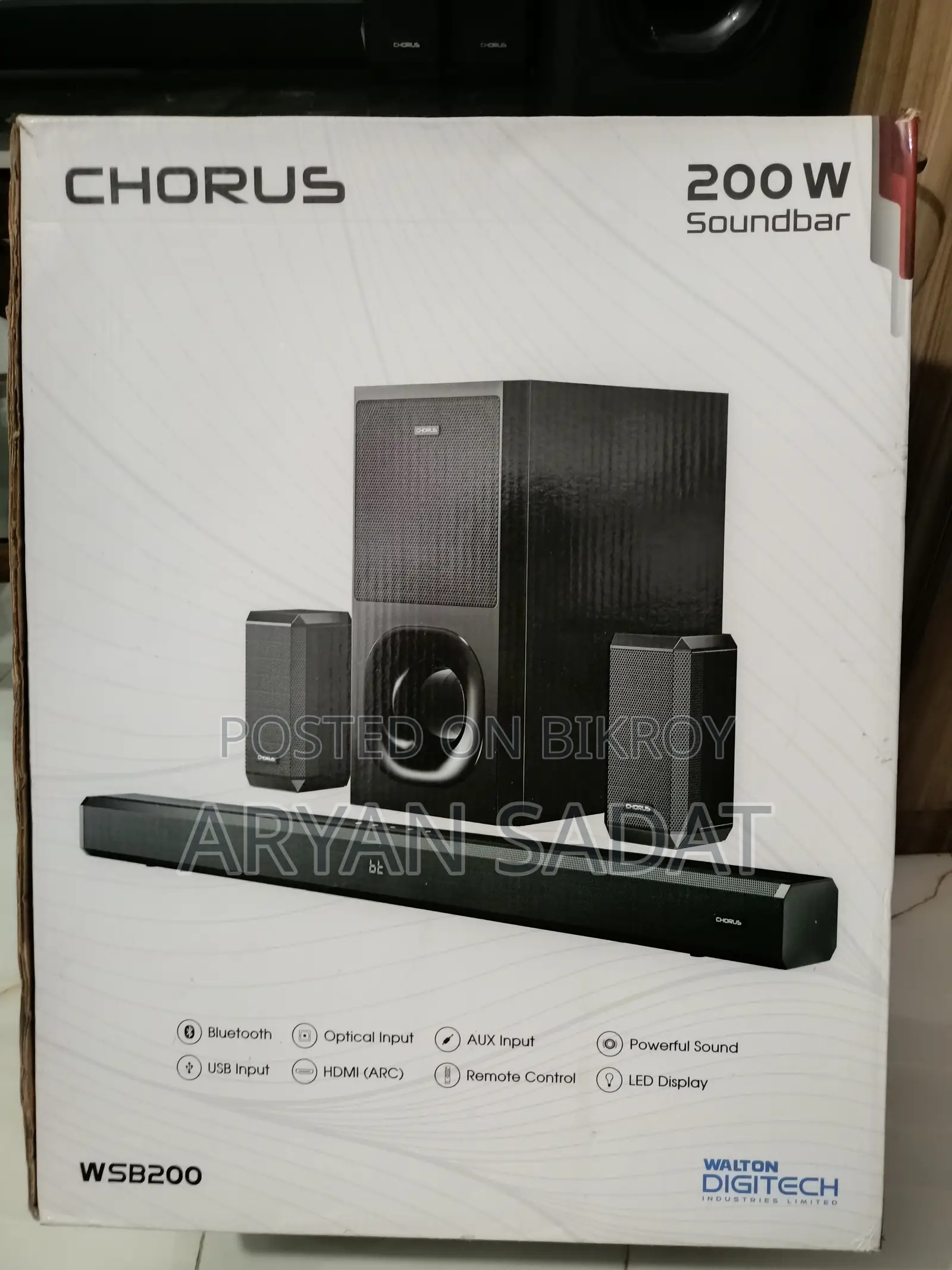 Walton Chorus Sound Bar 200 W
