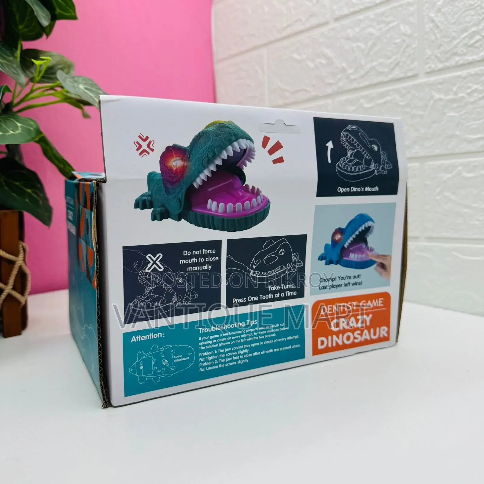 Dentist Game Crazy Dinosaur