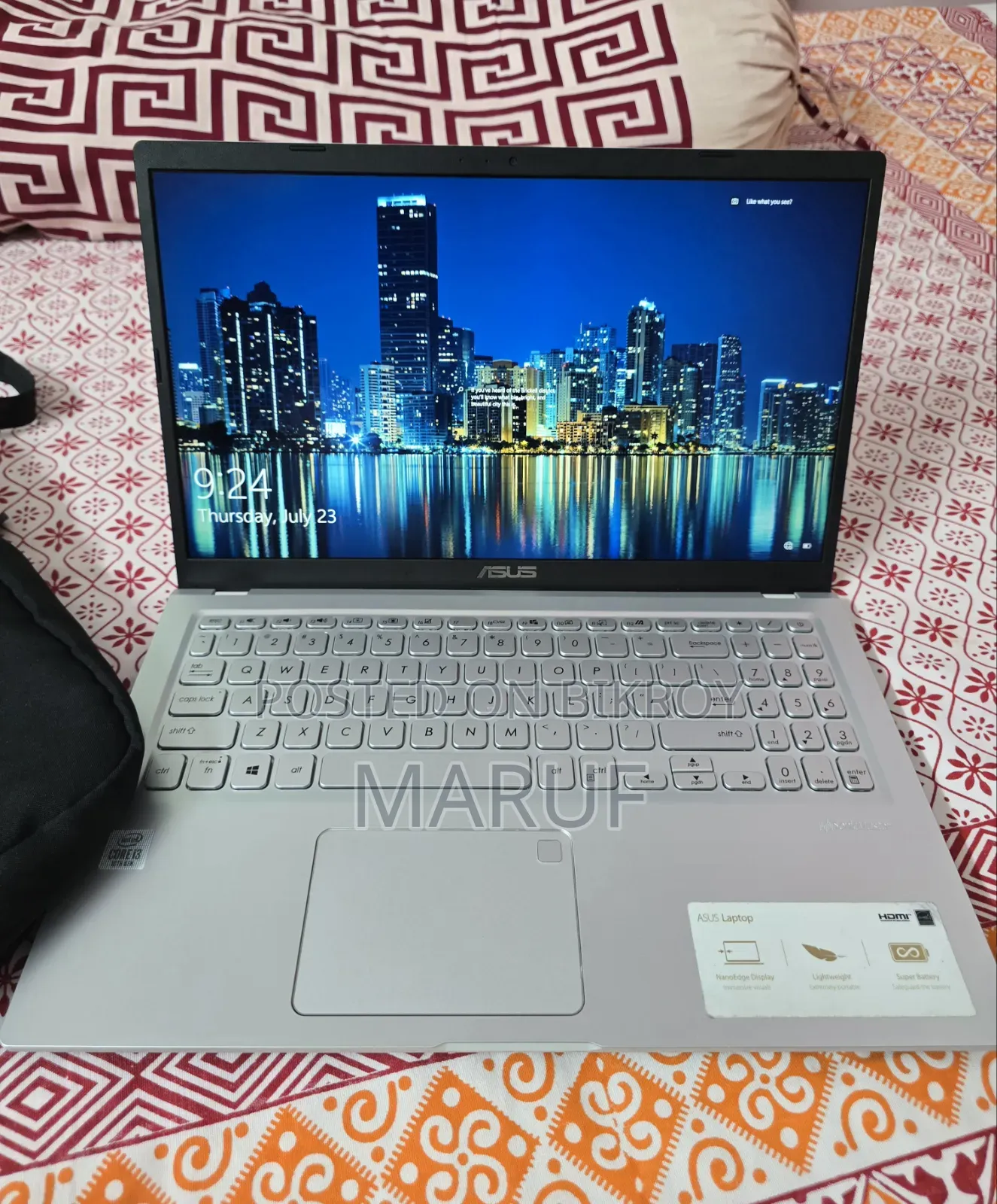 Laptop Asus 8GB Intel Core i3 SSD 512GB