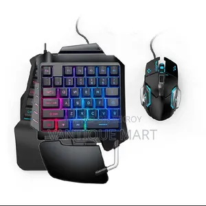 5 in 1 Gaming Keyboard and Mouse Combo MK500