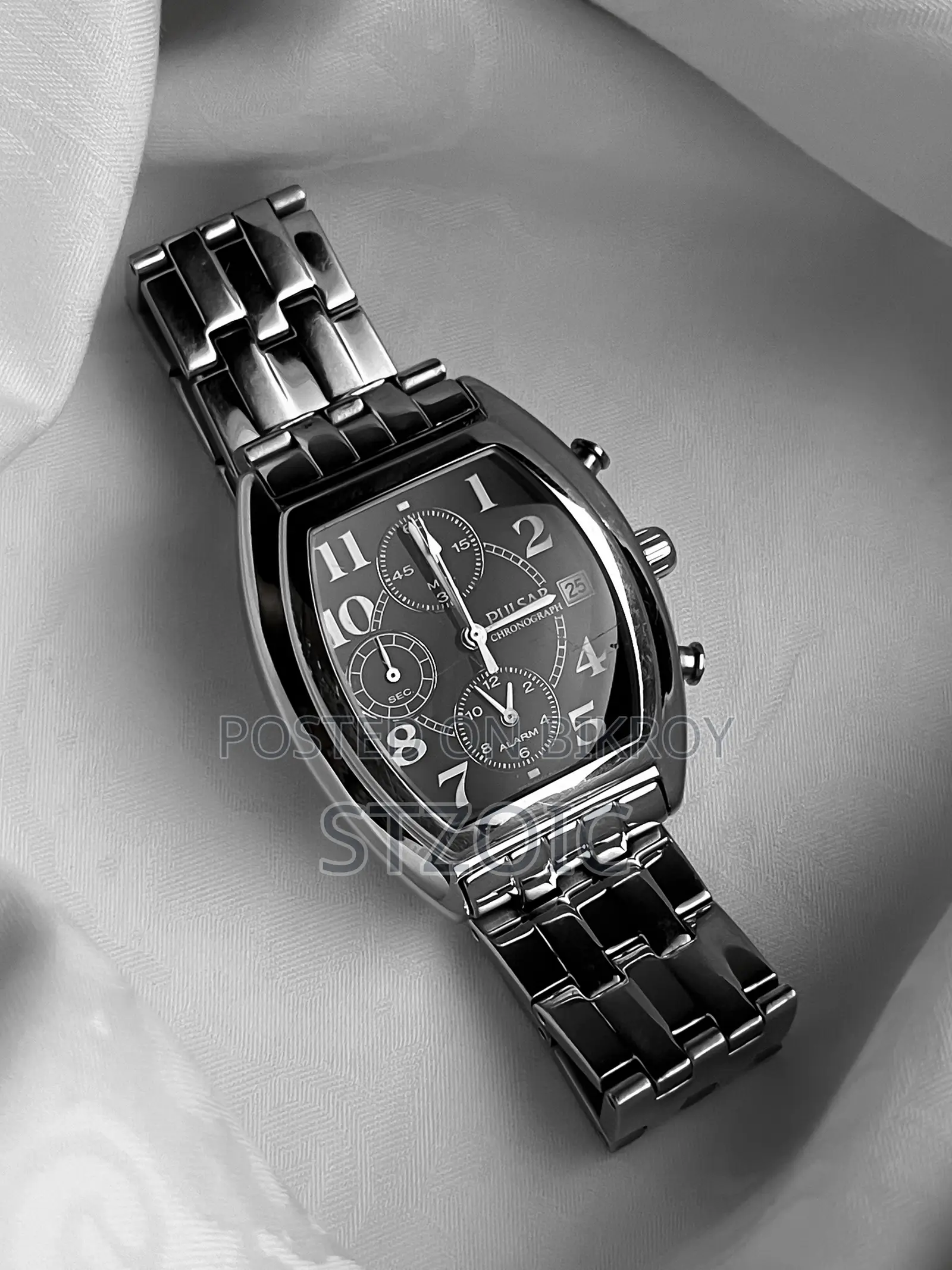 Seiko Movement Pulsar Chronograph Watch