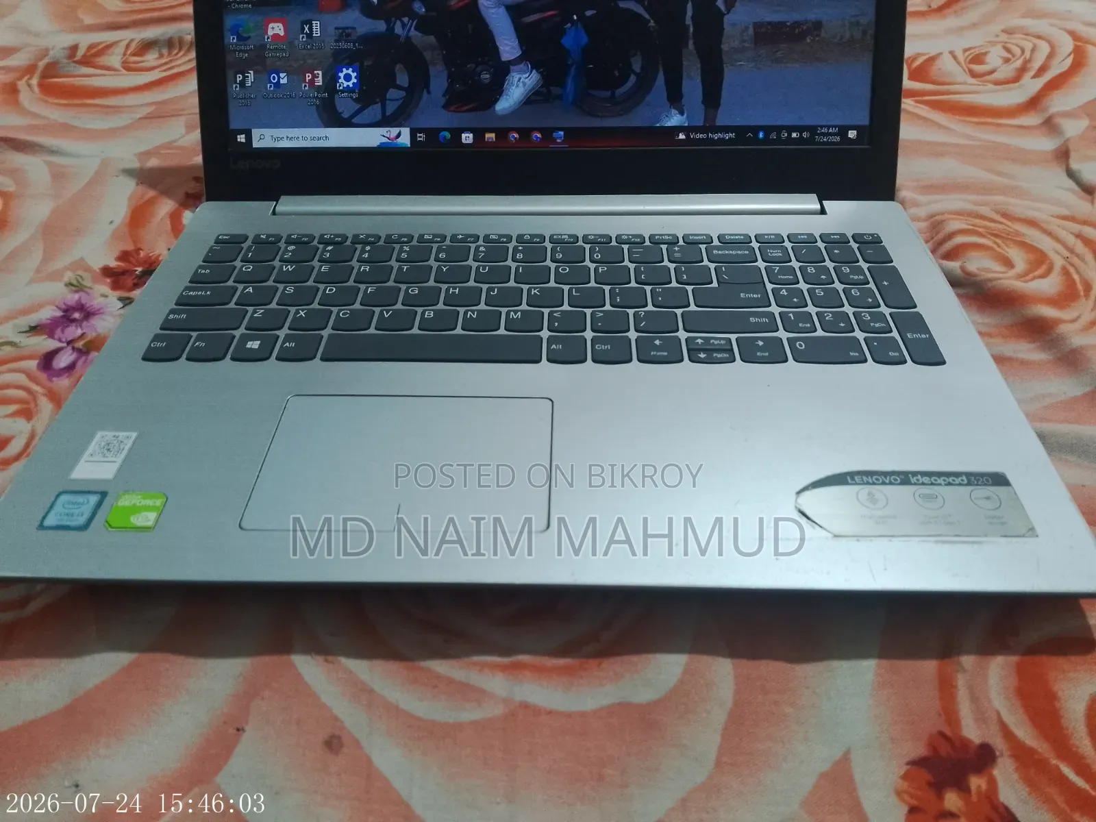 Laptop Lenovo IdeaPad 320 4GB HDD+SSD 1.5T