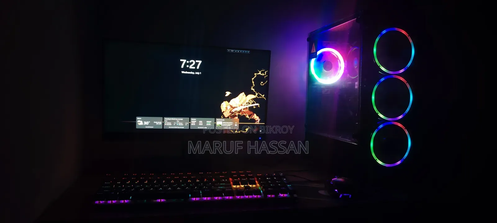 Desktop Computer 8GB AMD Ryzen 5 SSD 256GB