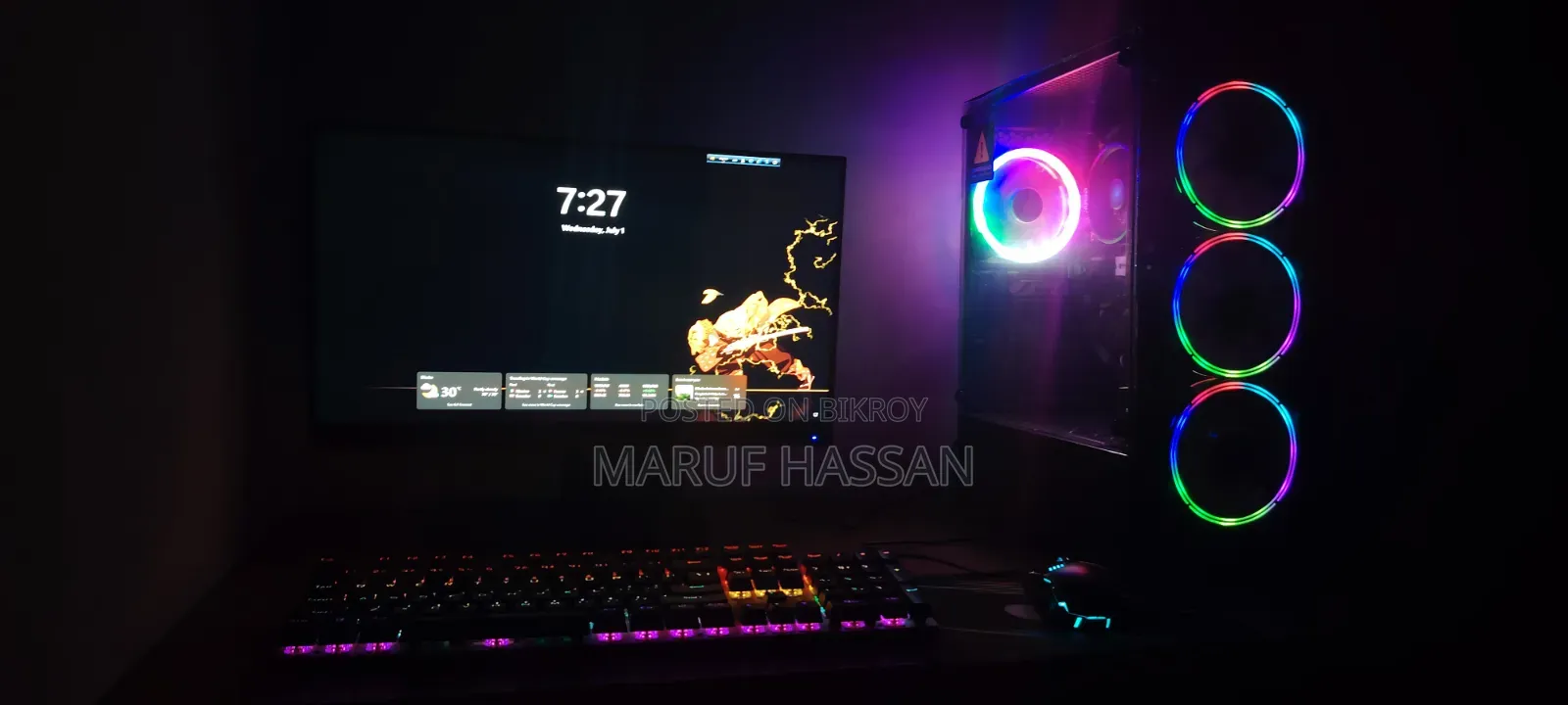Desktop Computer 8GB AMD Ryzen 5 SSD 256GB