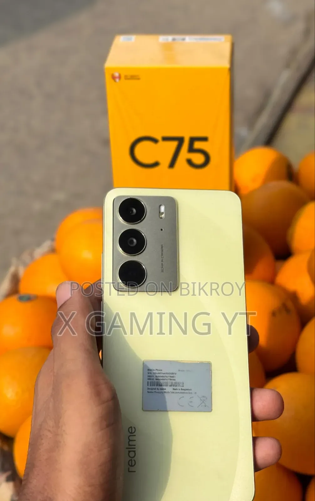 Realme C75 128 GB Gold