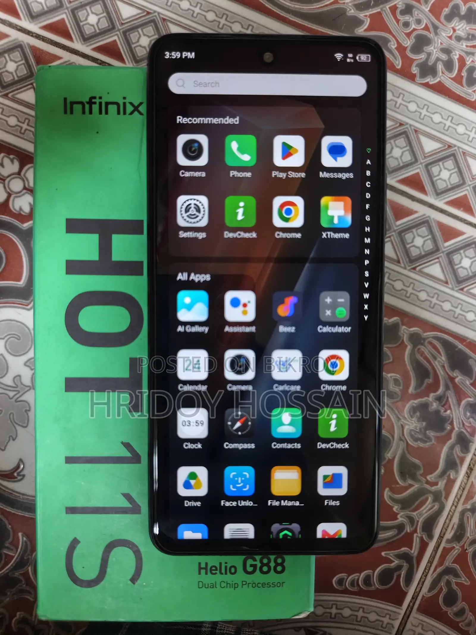 Infinix Hot 11s 128 GB Black