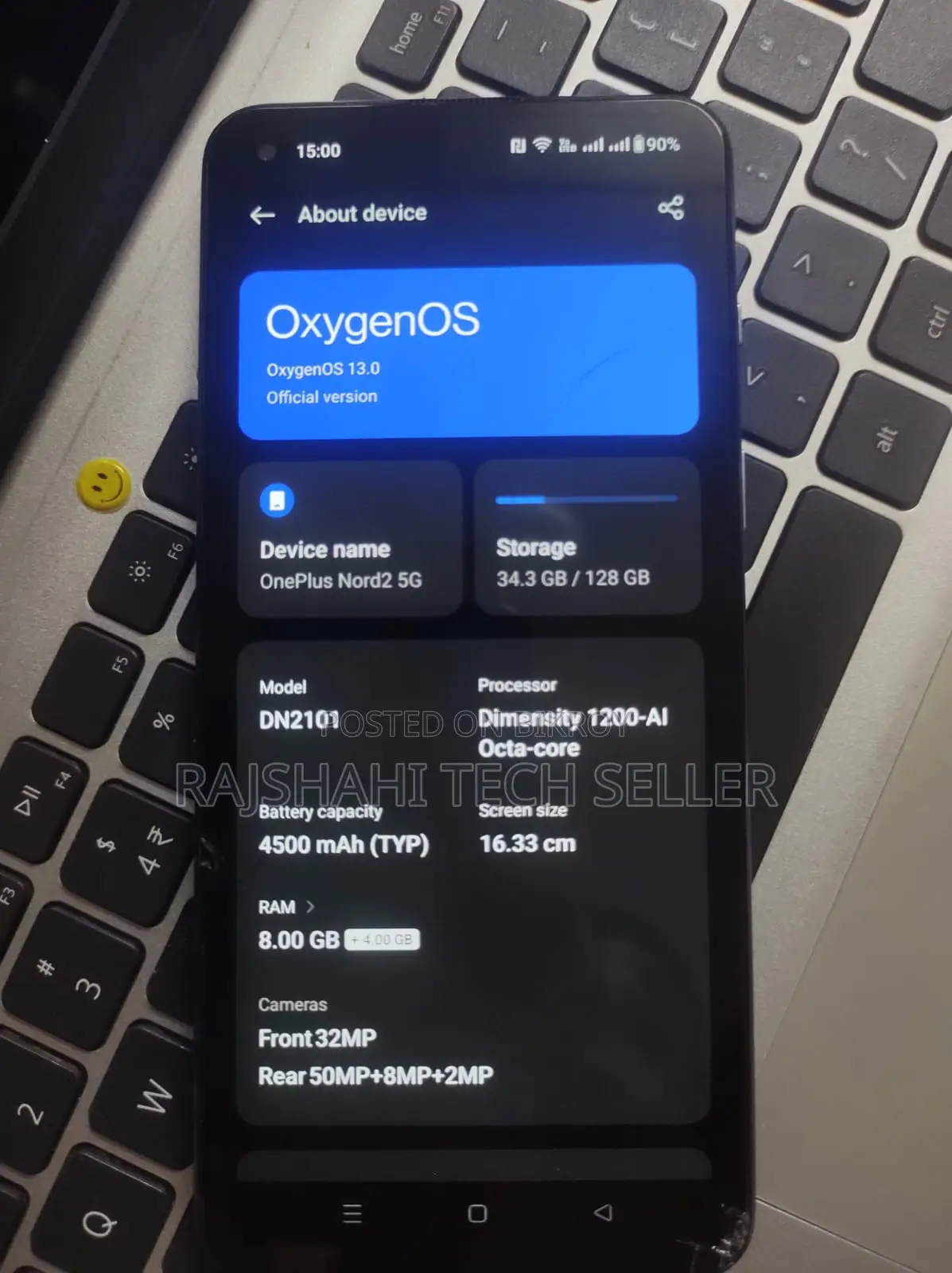 OnePlus Nord 2 5G 128 GB Blue