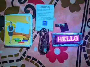 Mini LED Name Badge