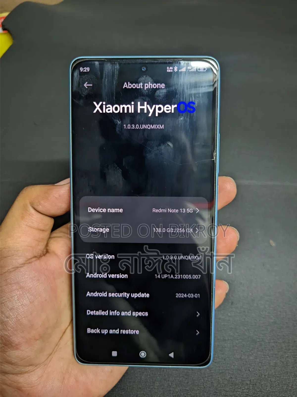 Xiaomi Redmi Note 13 256 GB Gray