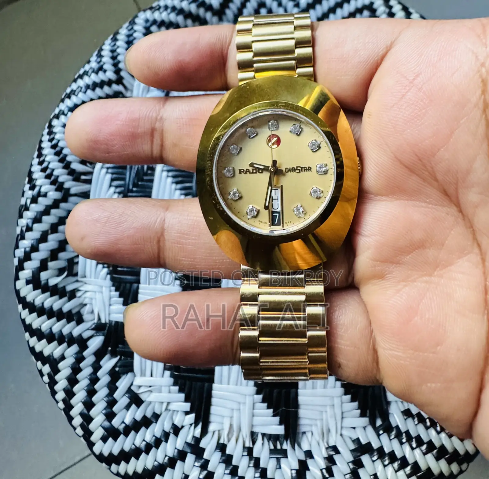 Original Rado DiaStar Gold Tone Watch – Excellent Condition