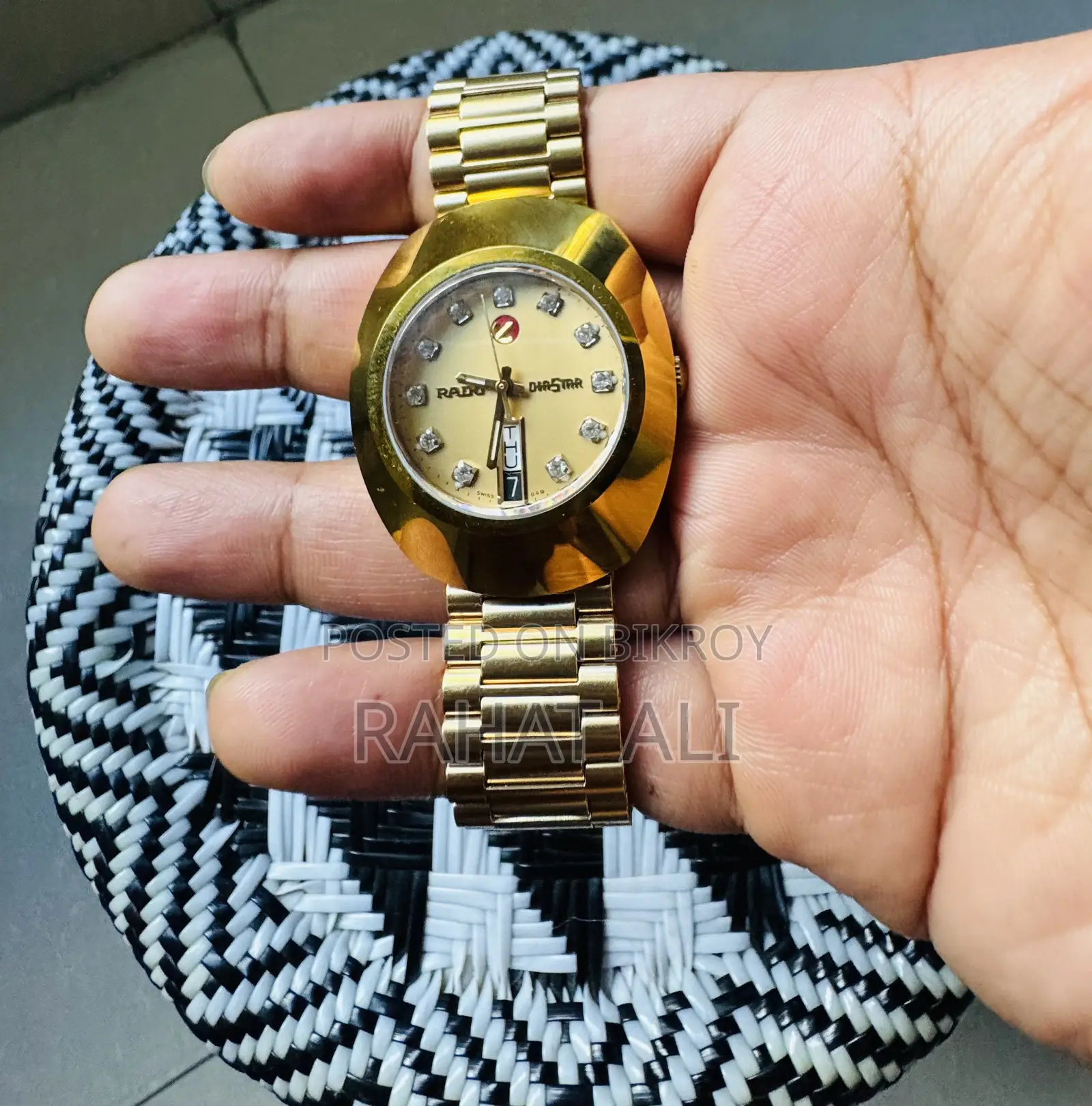 Original Rado DiaStar Gold Tone Watch – Excellent Condition