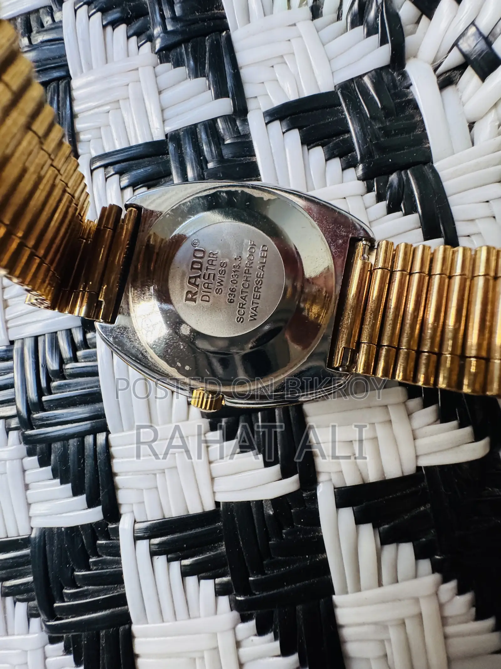Original Rado DiaStar Gold Tone Watch – Excellent Condition