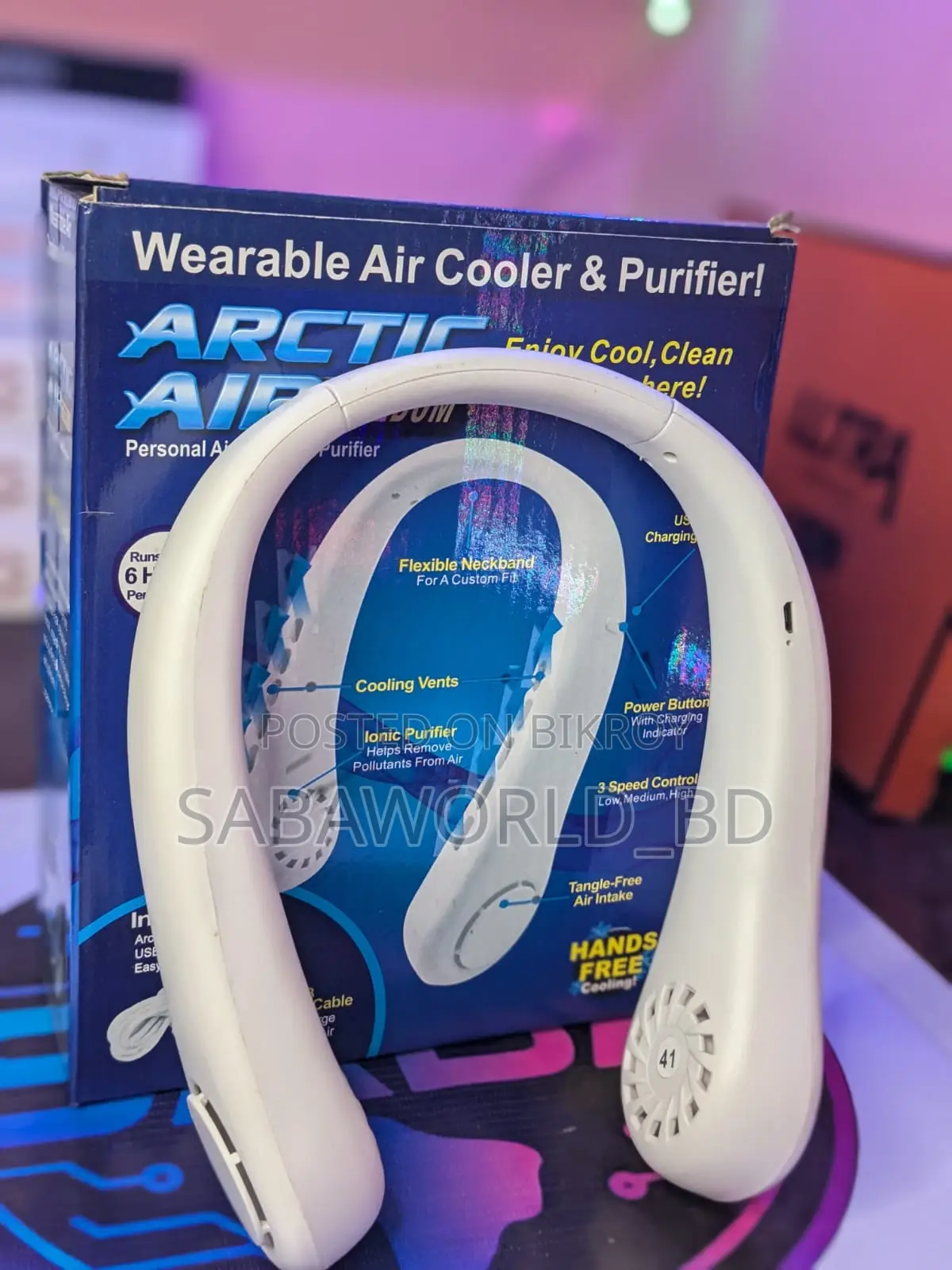 Neck Fan – পোর্টেবল রিচার্জেবল কুলিং ফ্যান!