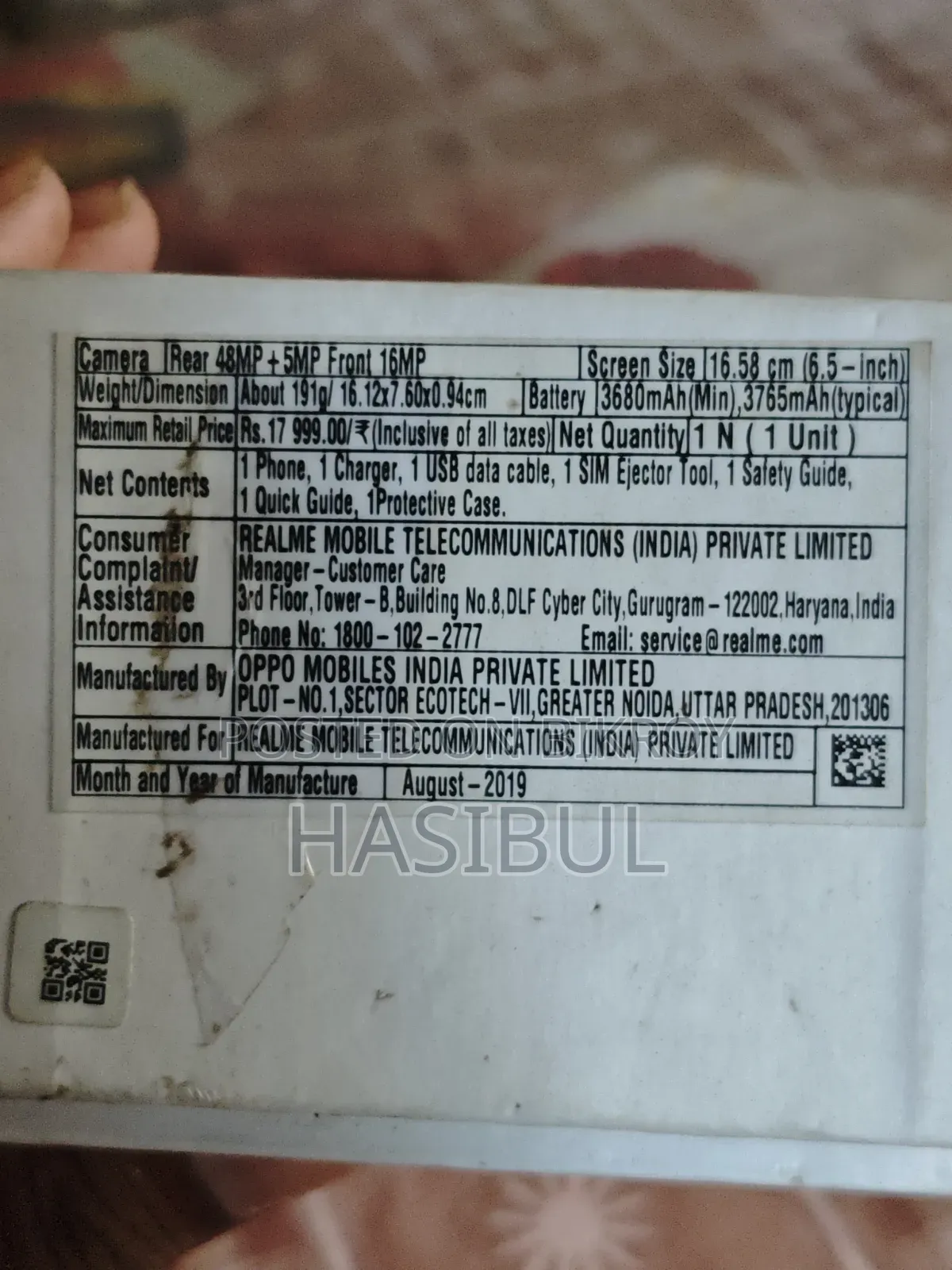 Realme X 128 GB Blue