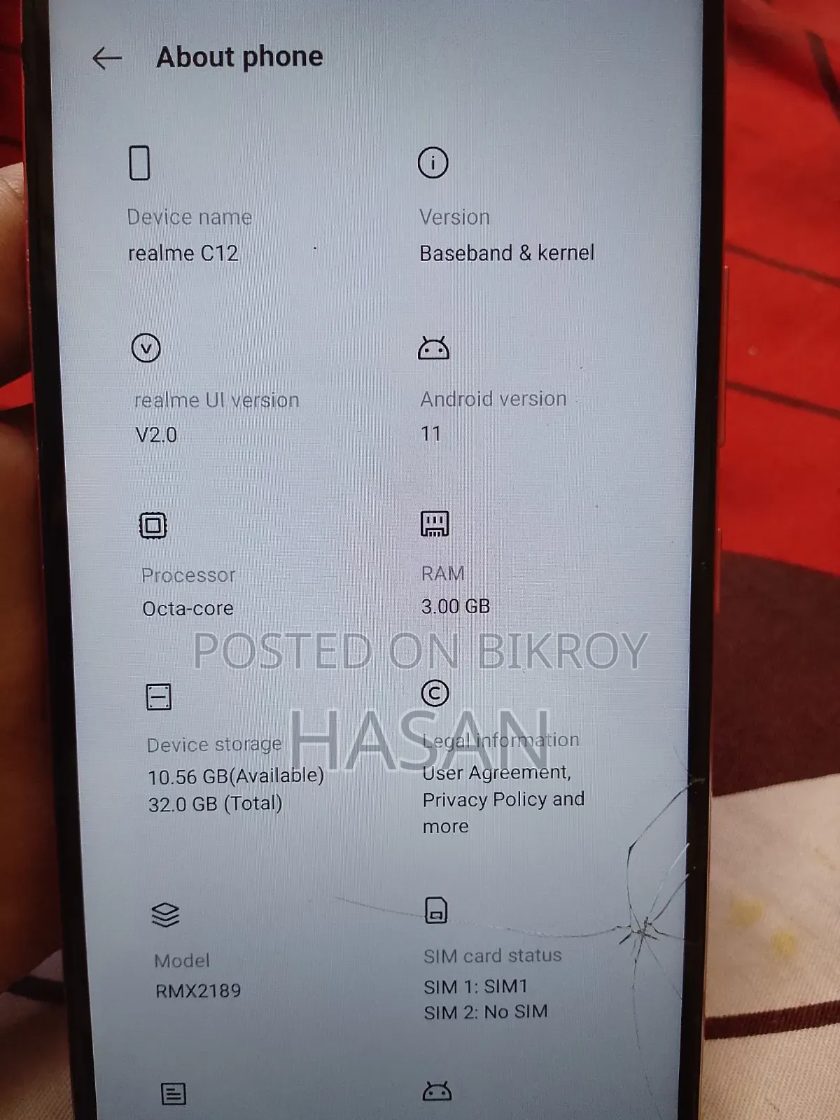 Realme C12 32 GB Red