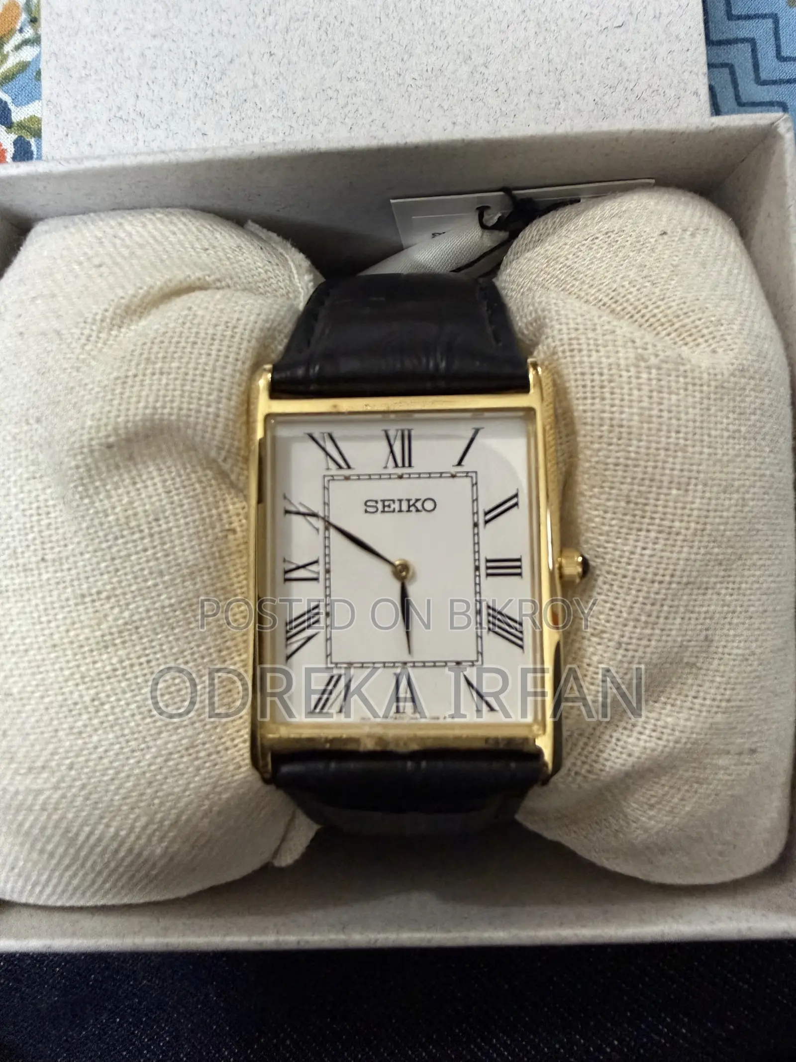 Seiko Caliber (SWR052 Tank Style )