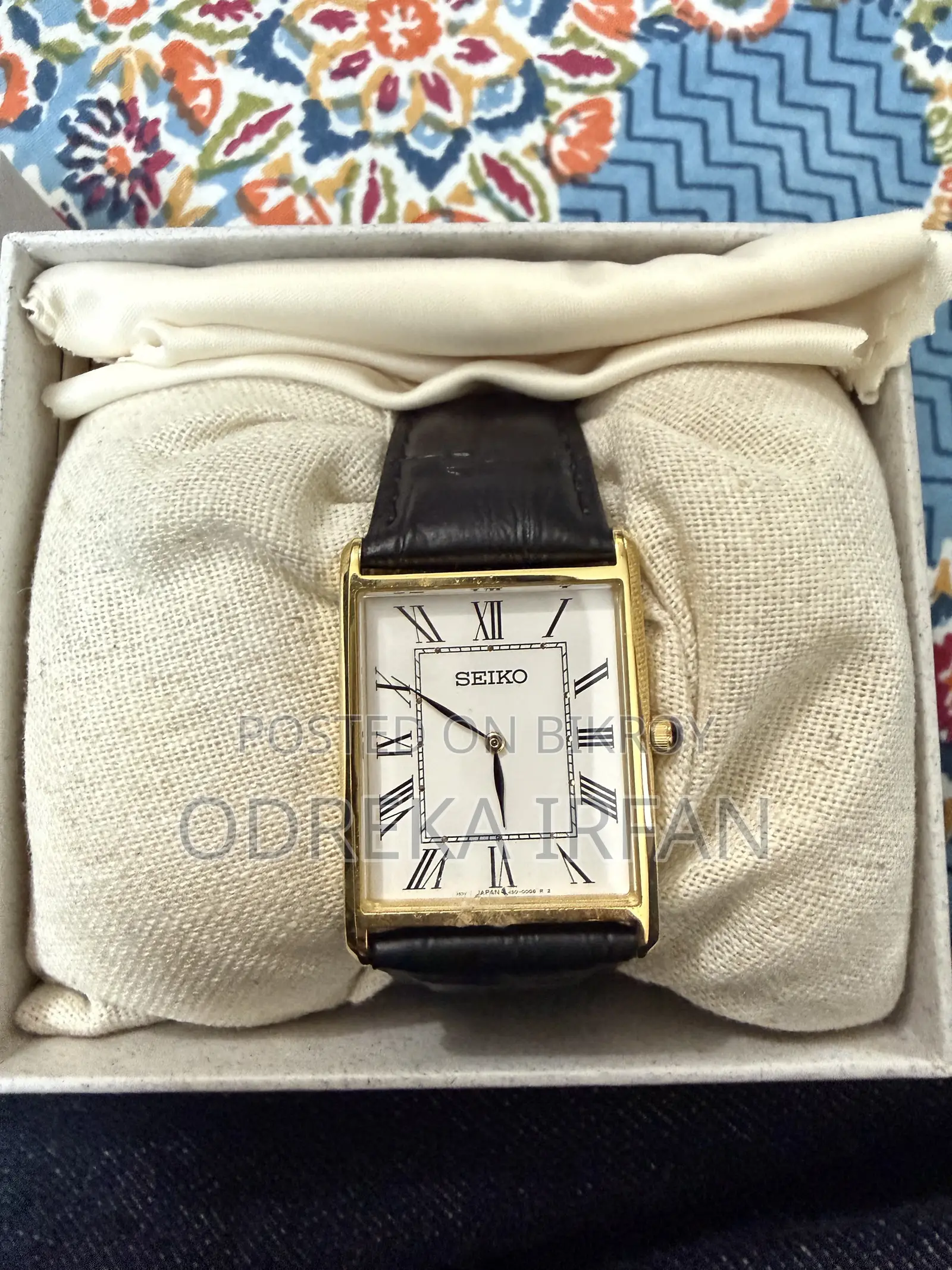 Seiko Caliber (SWR052 Tank Style )