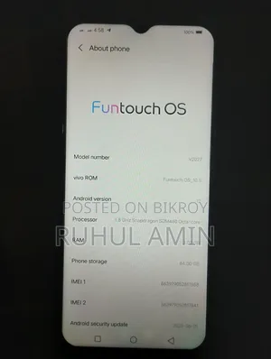 Vivo Y20 64 GB Blue