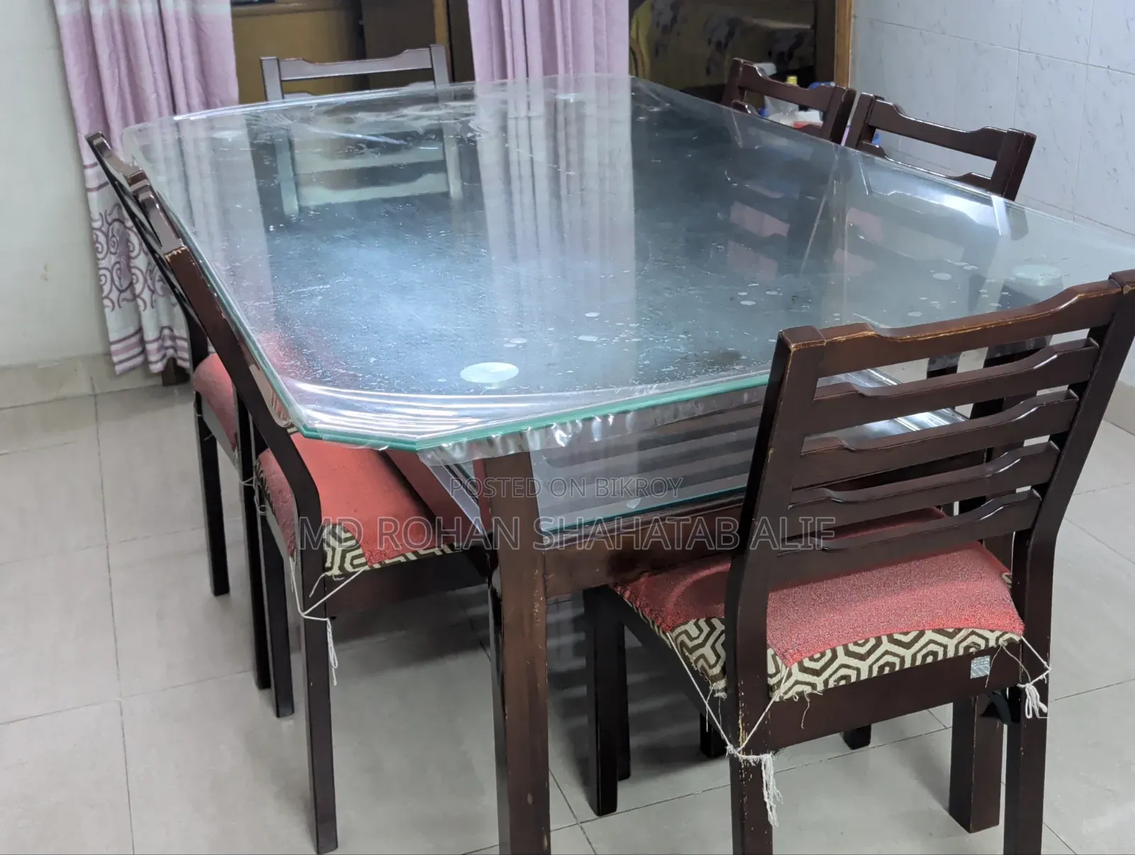 Dinning Table Set With 6 Chairs