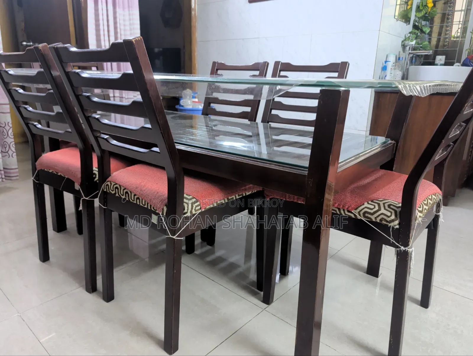 Dinning Table Set With 6 Chairs