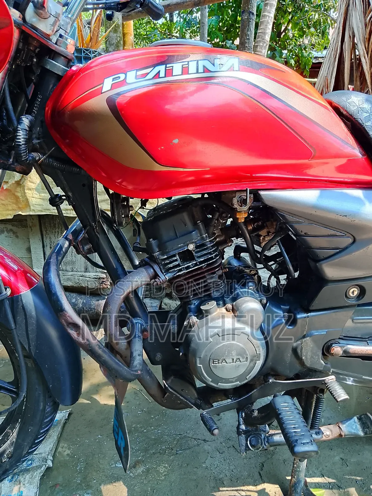Bajaj Platina 125 2013 Red