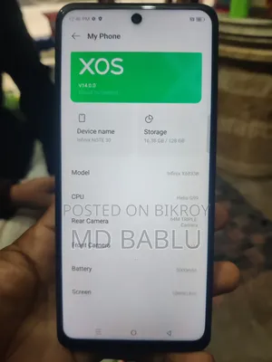 Infinix Note 30 128 GB Black