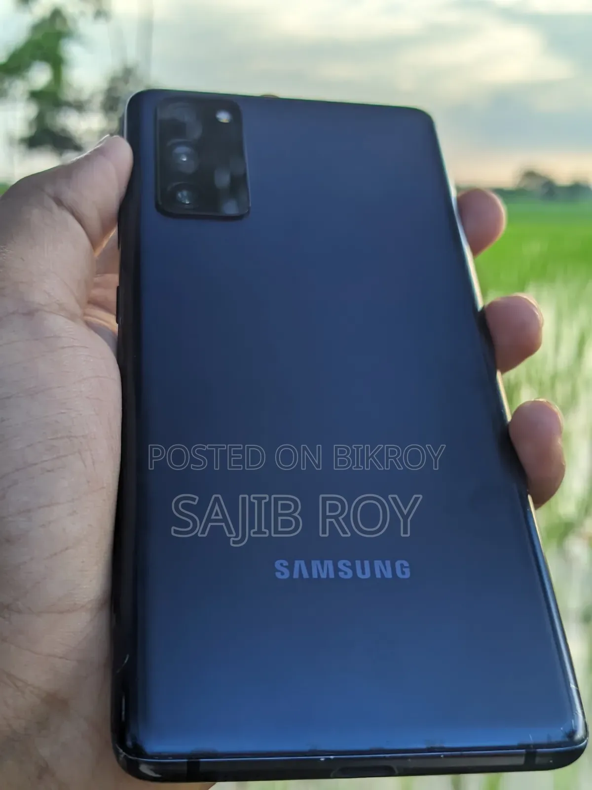 স্যামসাং গ্যালাক্সি এস২০ এফই ৫জি ২৫৬ জিবি নীল