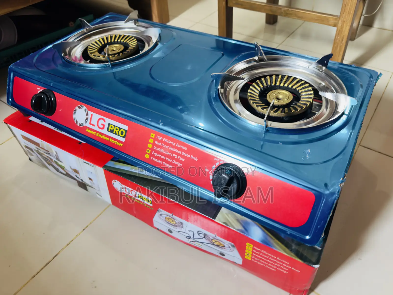 নতুন গ্যাস চুলা