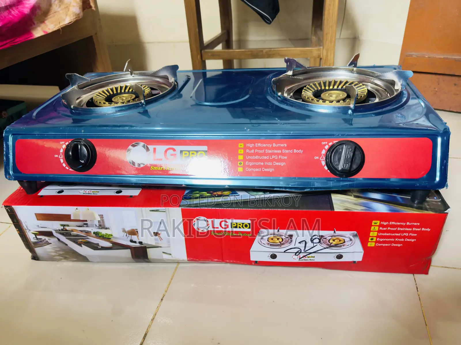 নতুন গ্যাস চুলা