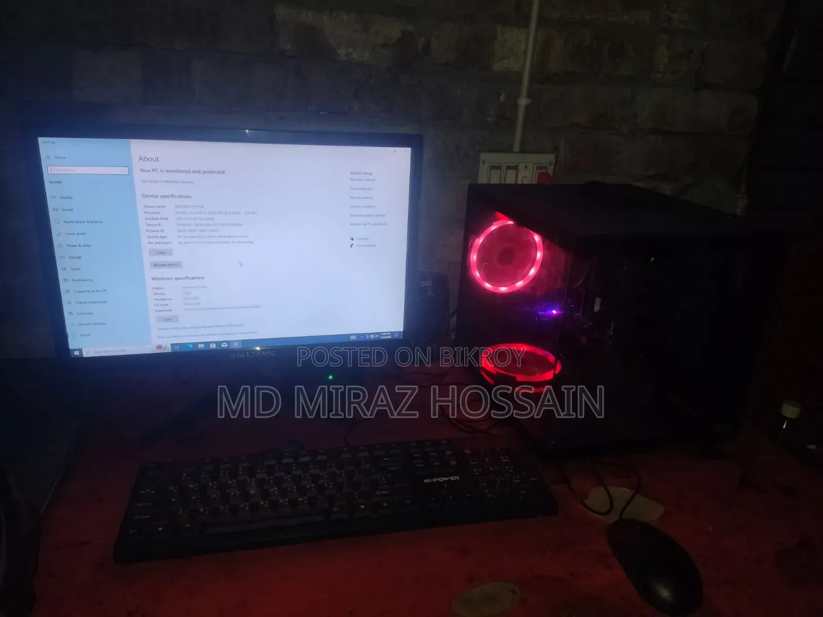 Desktop Computer 8GB RAM Intel Core i5 128GB SSD