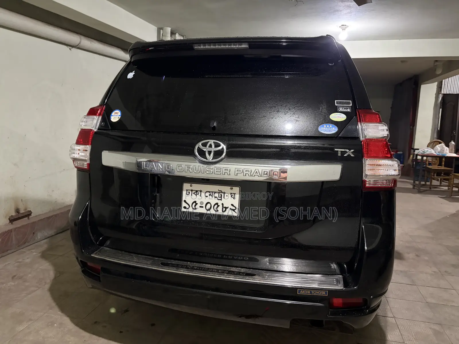 টয়োটা ল্যান্ড ক্রুজার প্রাডো ২০১১ কালো