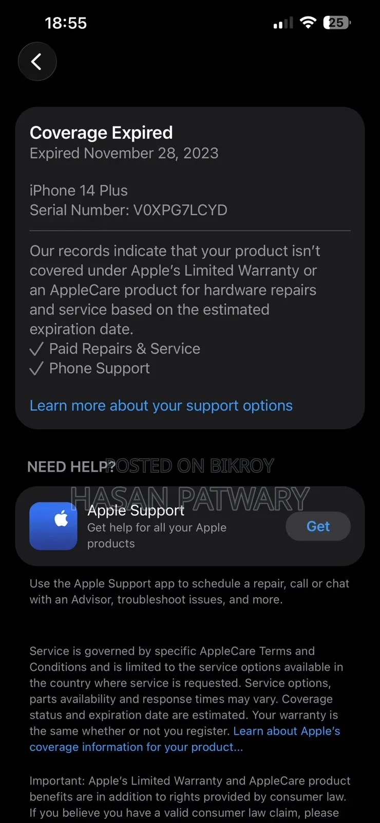 Apple iPhone 14 Plus 128 GB Blue